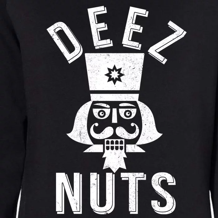 Christmas Nutcracker Deez Nuts Womens California Wash Sweatshirt