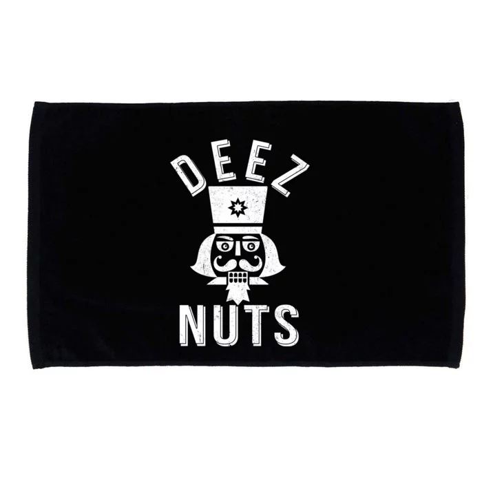 Christmas Nutcracker Deez Nuts Microfiber Hand Towel