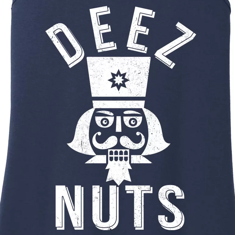 Christmas Nutcracker Deez Nuts Ladies Essential Tank