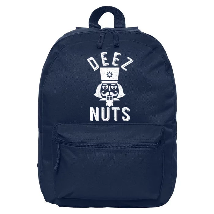 Christmas Nutcracker Deez Nuts 16 in Basic Backpack