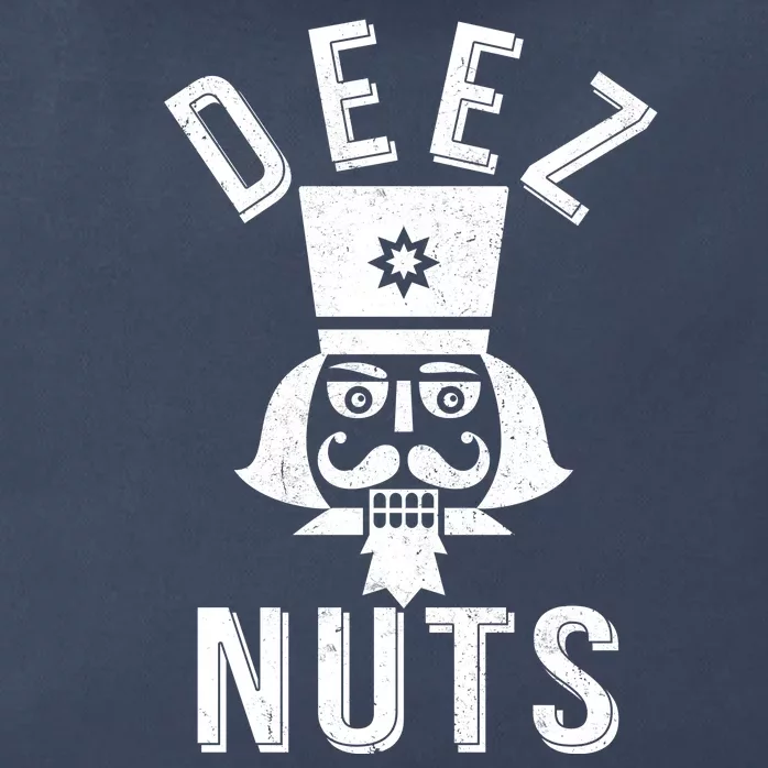 Christmas Nutcracker Deez Nuts Zip Tote Bag