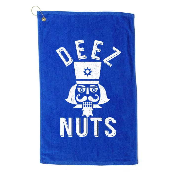 Christmas Nutcracker Deez Nuts Platinum Collection Golf Towel