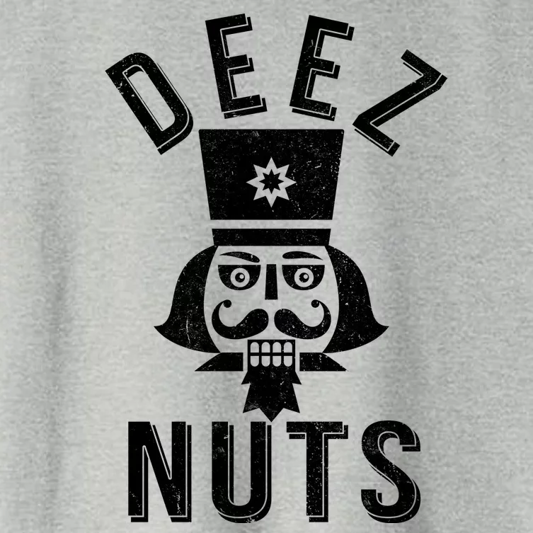 Christmas Nutcracker Deez Nuts Women's Crop Top Tee