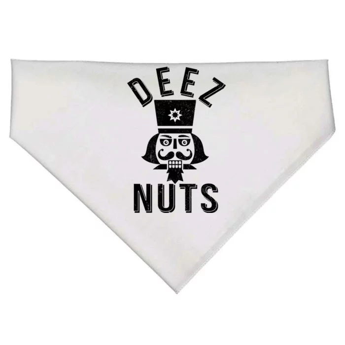 Christmas Nutcracker Deez Nuts USA-Made Doggie Bandana