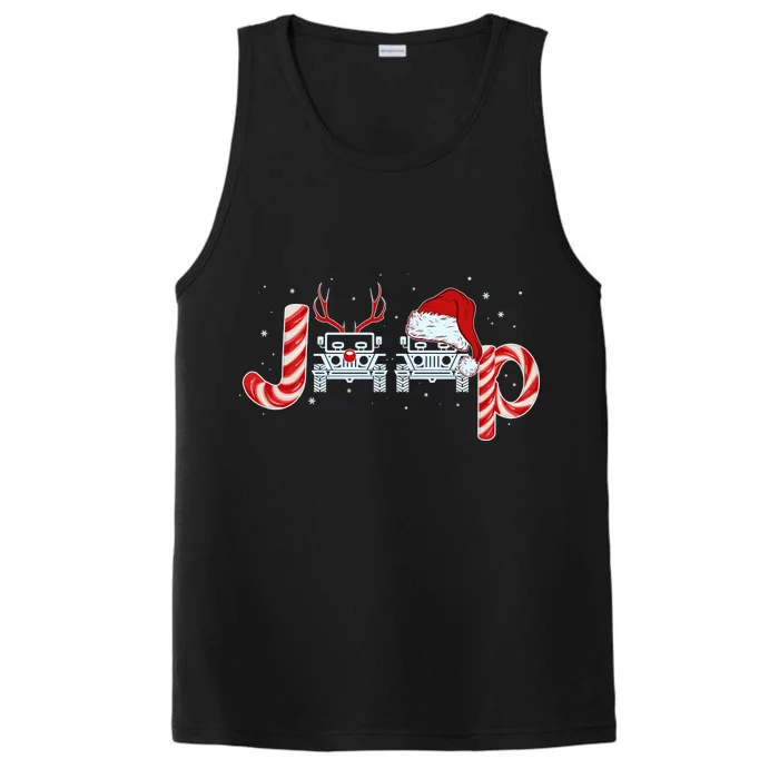 Christmas off Road Car Reindeer Performance Tank