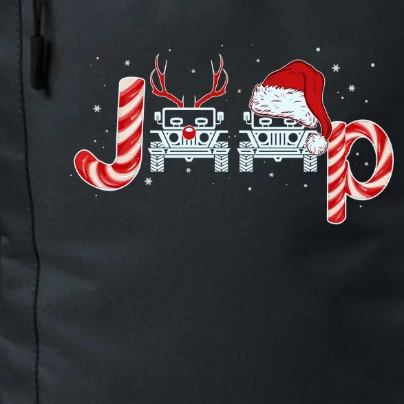 Christmas off Road Car Reindeer Daily Commute Backpack