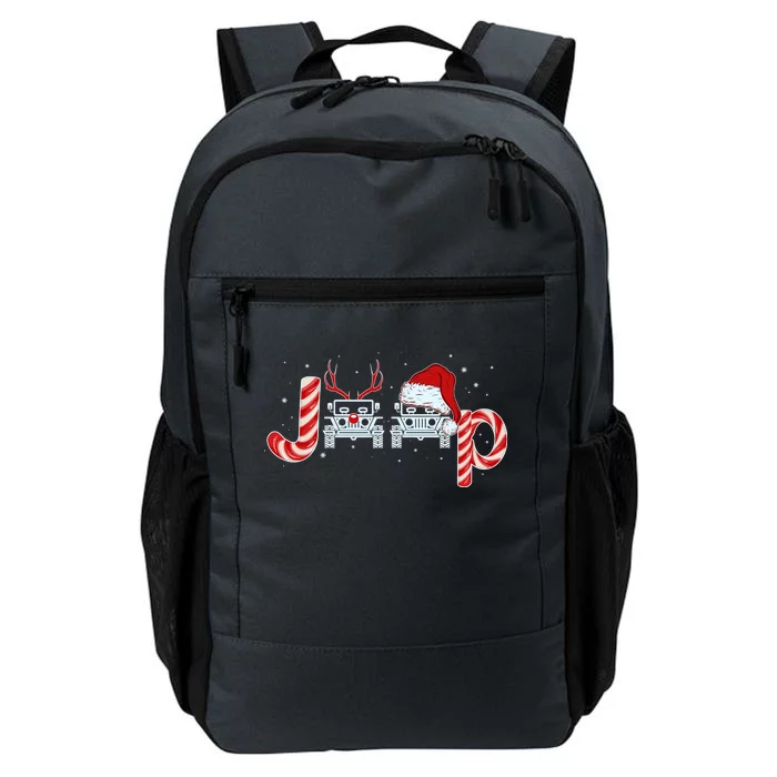 Christmas off Road Car Reindeer Daily Commute Backpack