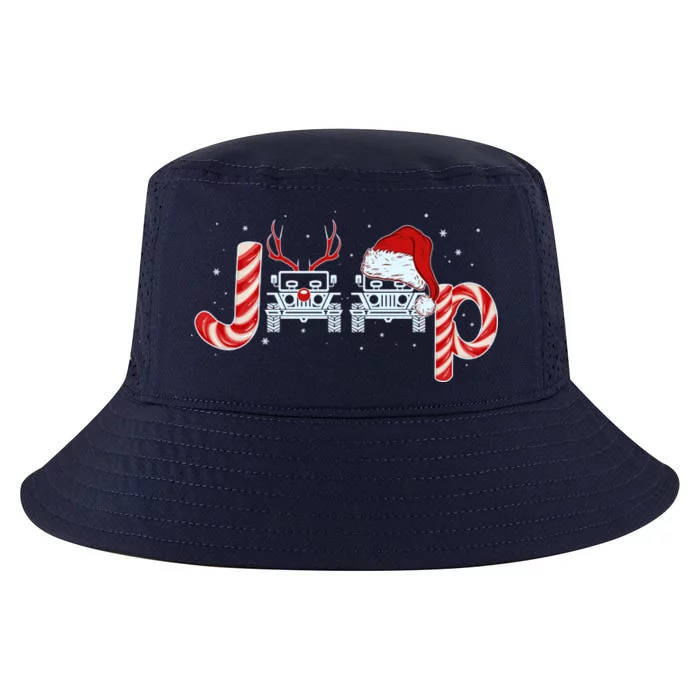 Christmas off Road Car Reindeer Cool Comfort Performance Bucket Hat