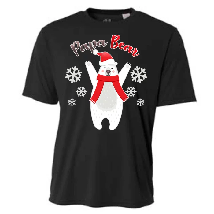 Christmas Papa Bear Cooling Performance Crew T-Shirt