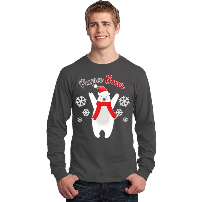 Christmas Papa Bear Tall Long Sleeve T-Shirt