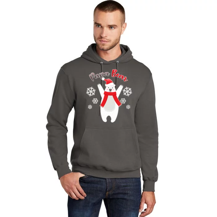 Christmas Papa Bear Tall Hoodie