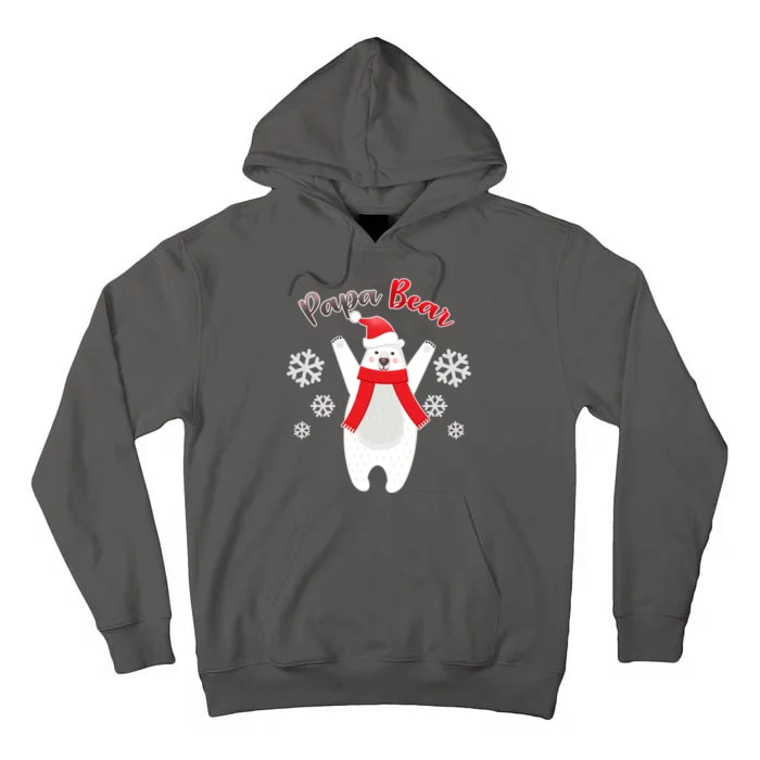 Christmas Papa Bear Tall Hoodie