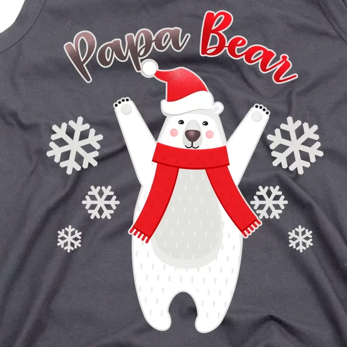 Christmas Papa Bear Tank Top