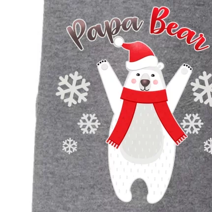 Christmas Papa Bear Doggie 3-End Fleece Hoodie