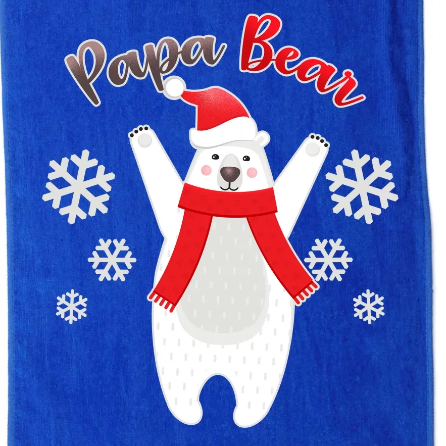 Christmas Papa Bear Platinum Collection Golf Towel