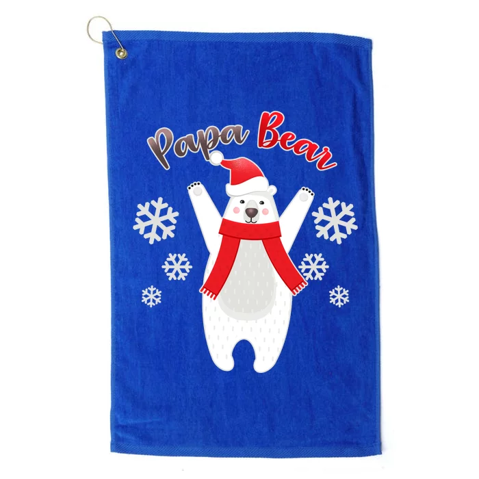 Christmas Papa Bear Platinum Collection Golf Towel