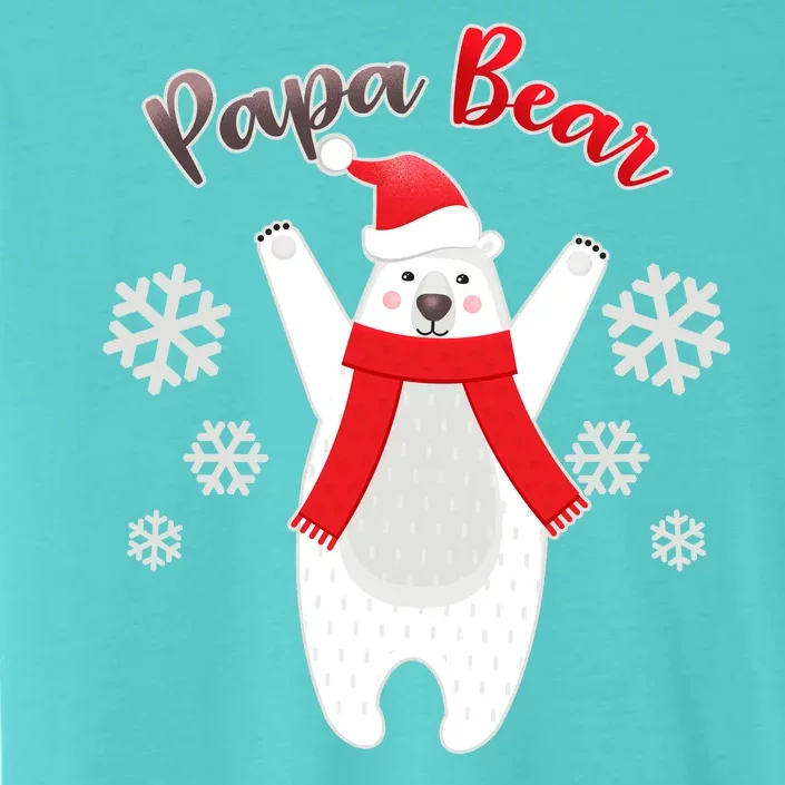 Christmas Papa Bear ChromaSoft Performance T-Shirt