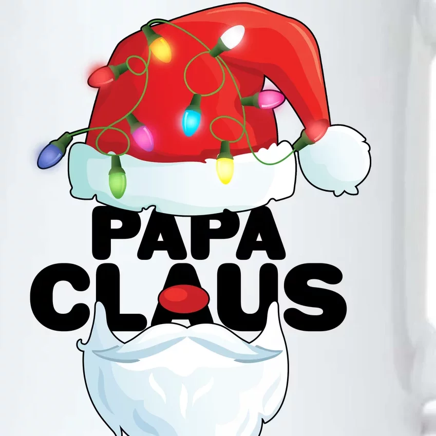 Christmas: Papa Claus Black Color Changing Mug