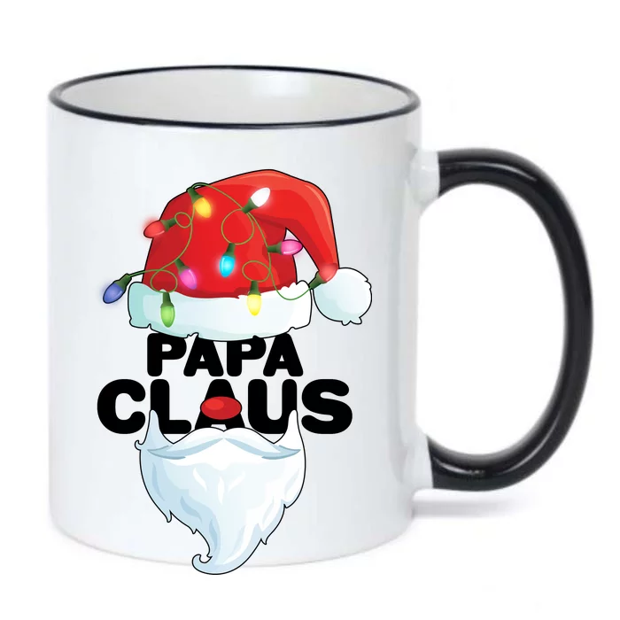 Christmas: Papa Claus Black Color Changing Mug