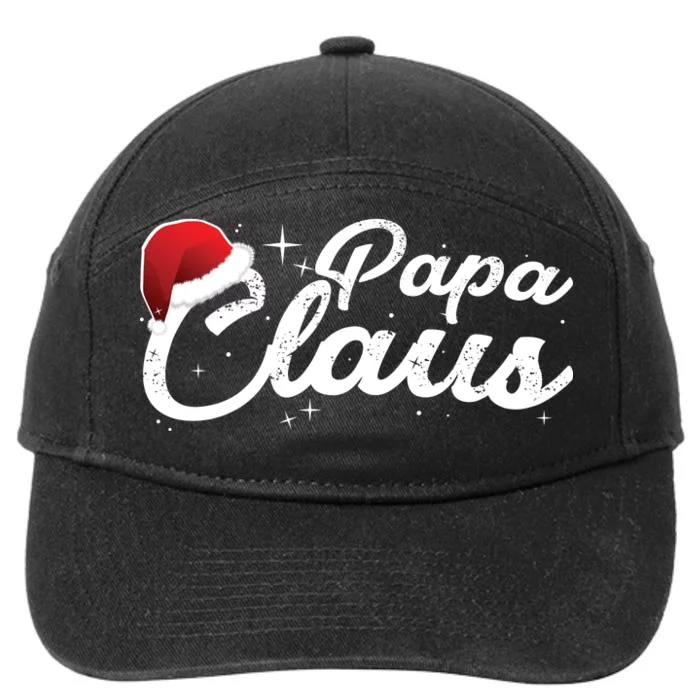 Christmas Papa Claus 7-Panel Snapback Hat