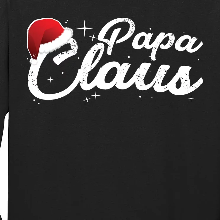 Christmas Papa Claus Tall Long Sleeve T-Shirt