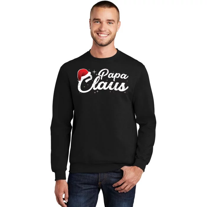 Christmas Papa Claus Tall Sweatshirt