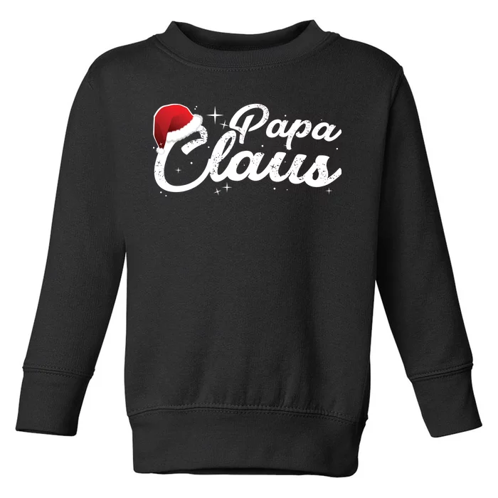 Christmas Papa Claus Toddler Sweatshirt