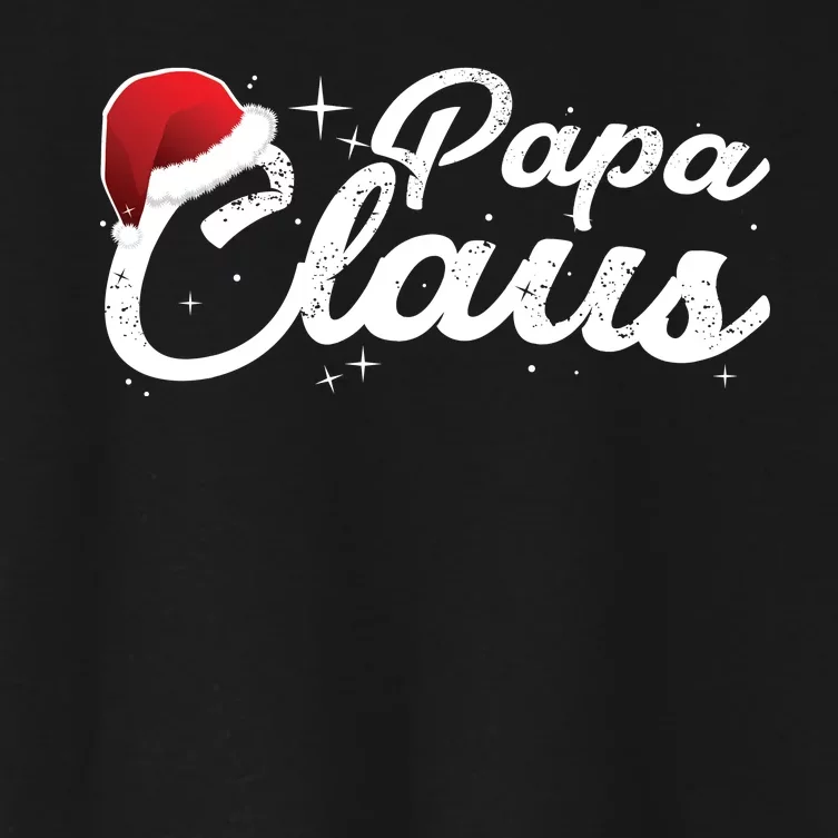 Christmas Papa Claus Women's Crop Top Tee