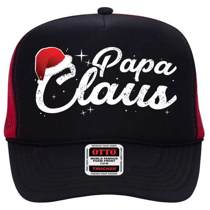 Christmas: Papa Claus High Crown Mesh Trucker Hat