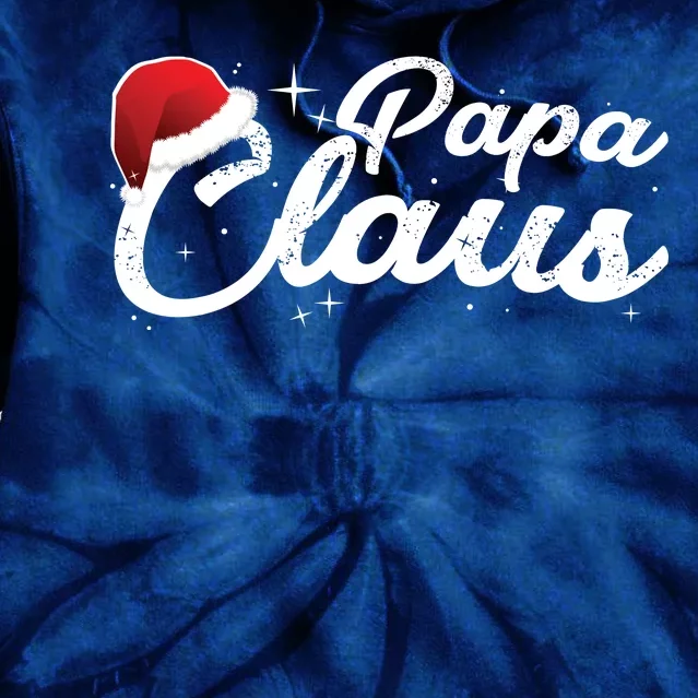 Christmas: Papa Claus Tie Dye Hoodie