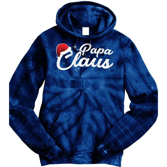 Christmas: Papa Claus Tie Dye Hoodie