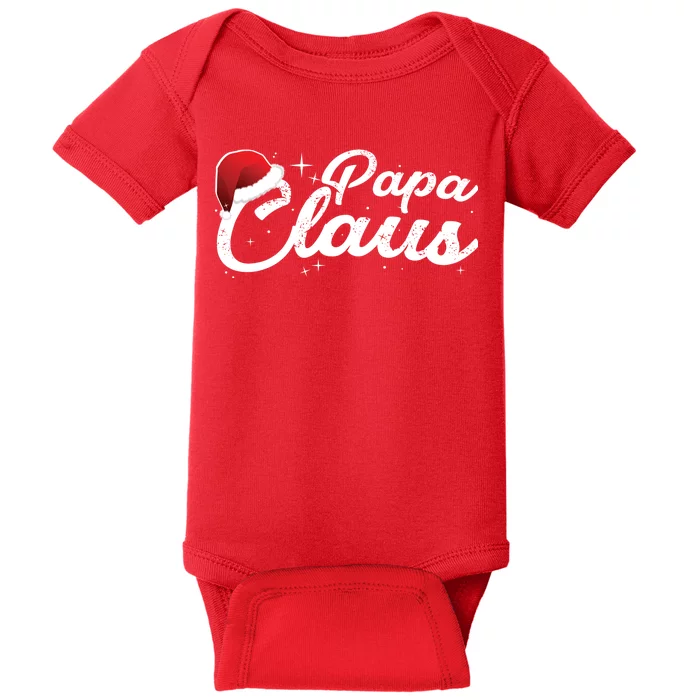 Christmas: Papa Claus Baby Bodysuit