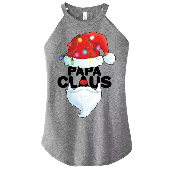 Christmas: Papa Claus Women’s Perfect Tri Rocker Tank