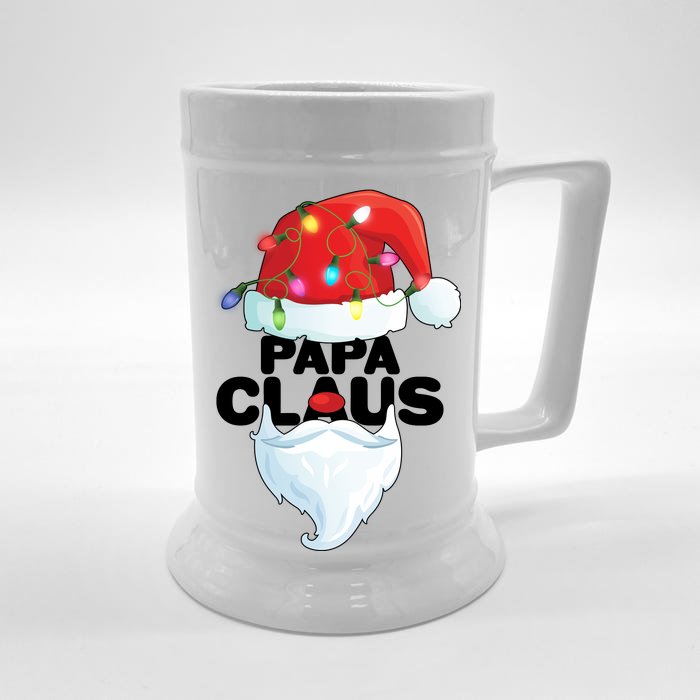 Christmas: Papa Claus Front & Back Beer Stein