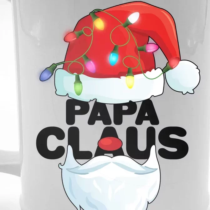 Christmas: Papa Claus Front & Back Beer Stein