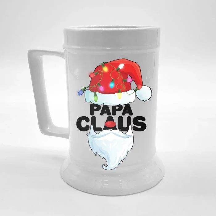 Christmas: Papa Claus Front & Back Beer Stein