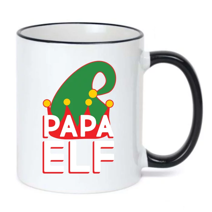 Christmas: Papa Elf Black Color Changing Mug