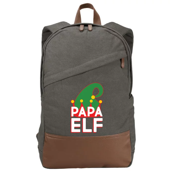 Christmas: Papa Elf Cotton Canvas Backpack