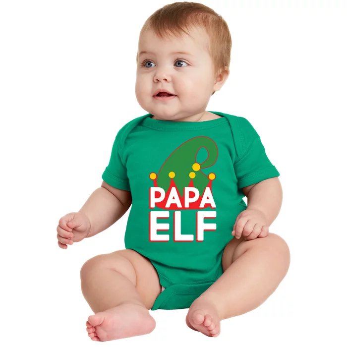 Christmas: Papa Elf Baby Bodysuit