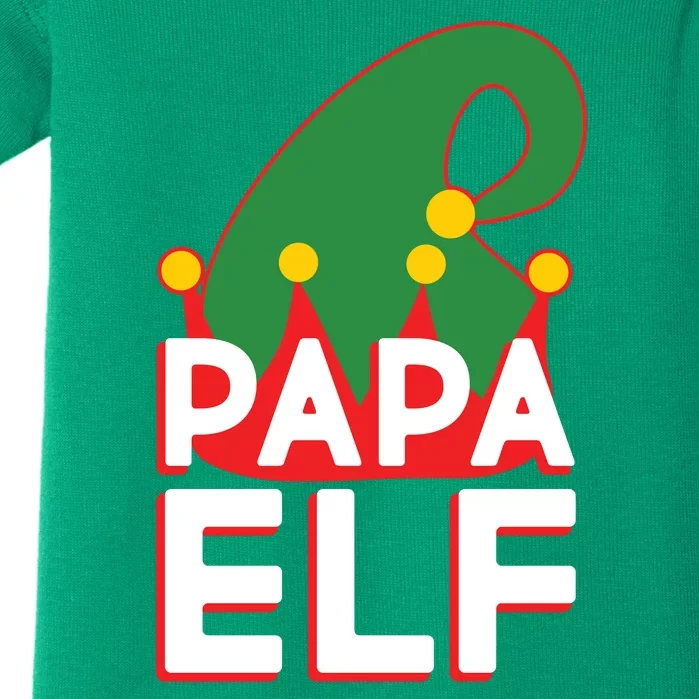 Christmas: Papa Elf Baby Bodysuit