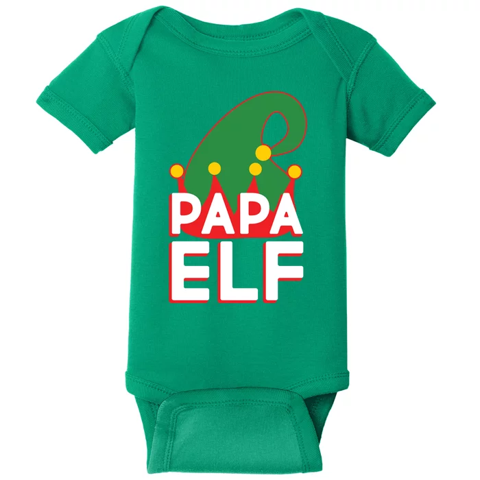 Christmas: Papa Elf Baby Bodysuit