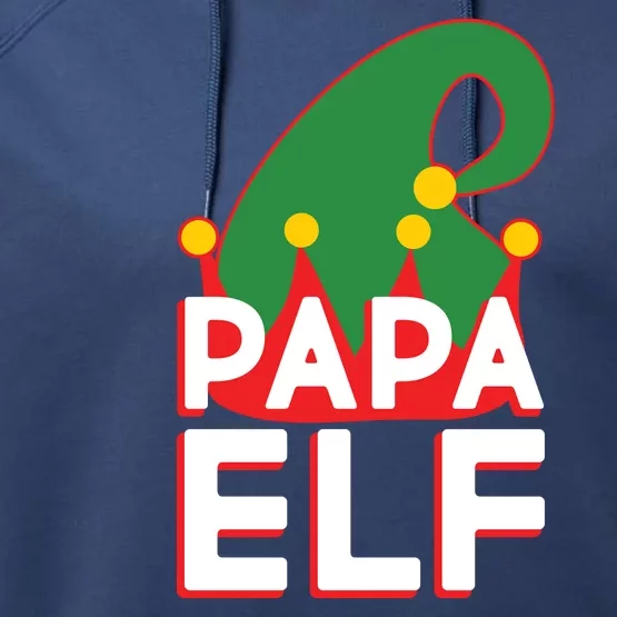 Christmas: Papa Elf Performance Fleece Hoodie