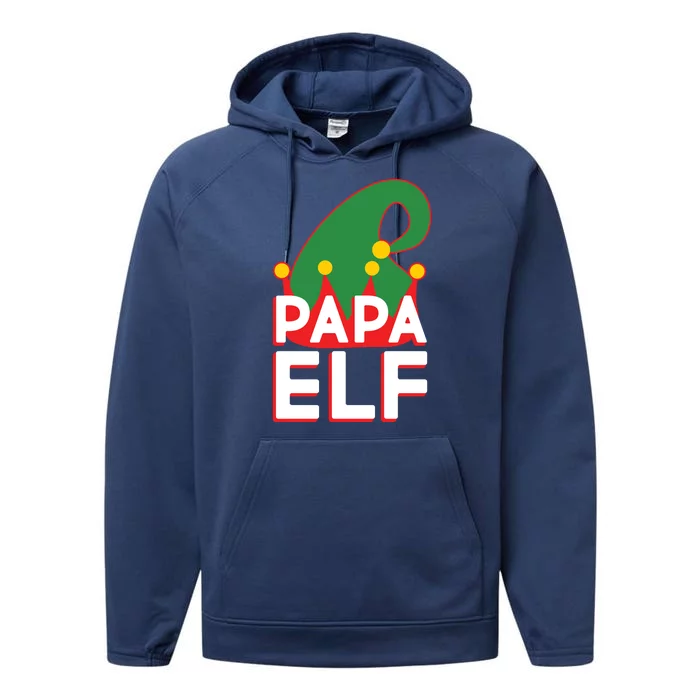 Christmas: Papa Elf Performance Fleece Hoodie