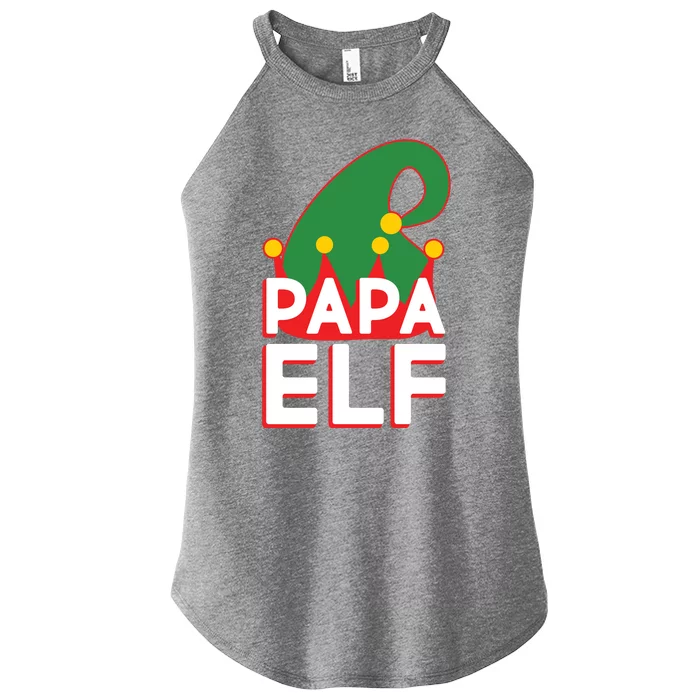 Christmas: Papa Elf Women’s Perfect Tri Rocker Tank