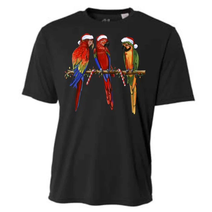 Christmas Parrots Cooling Performance Crew T-Shirt