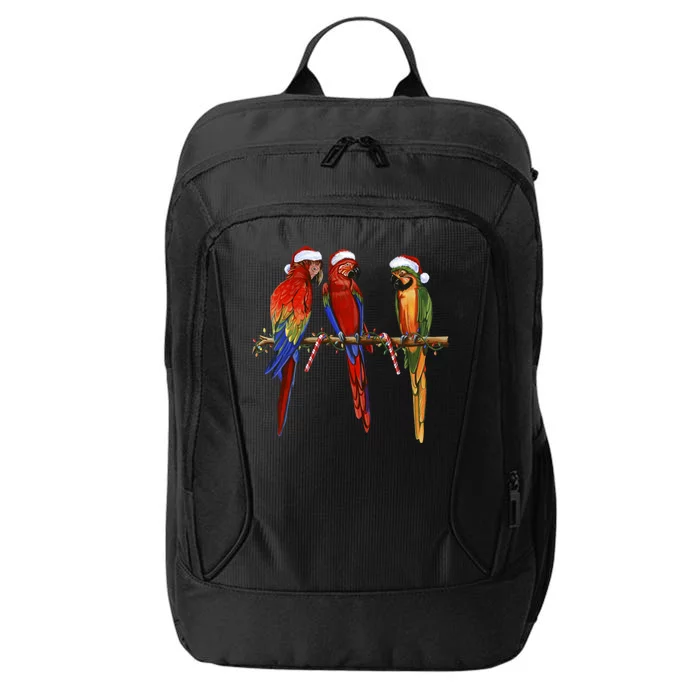 Christmas Parrots City Backpack