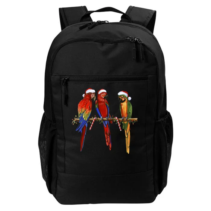 Christmas Parrots Daily Commute Backpack