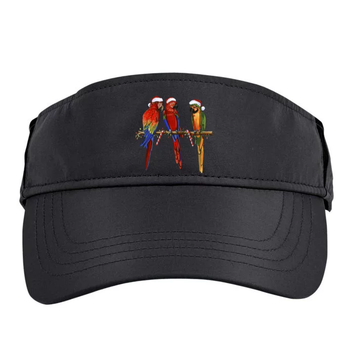 Christmas Parrots Adult Drive Performance Visor