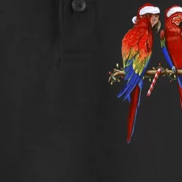 Christmas Parrots Dry Zone Grid Performance Polo