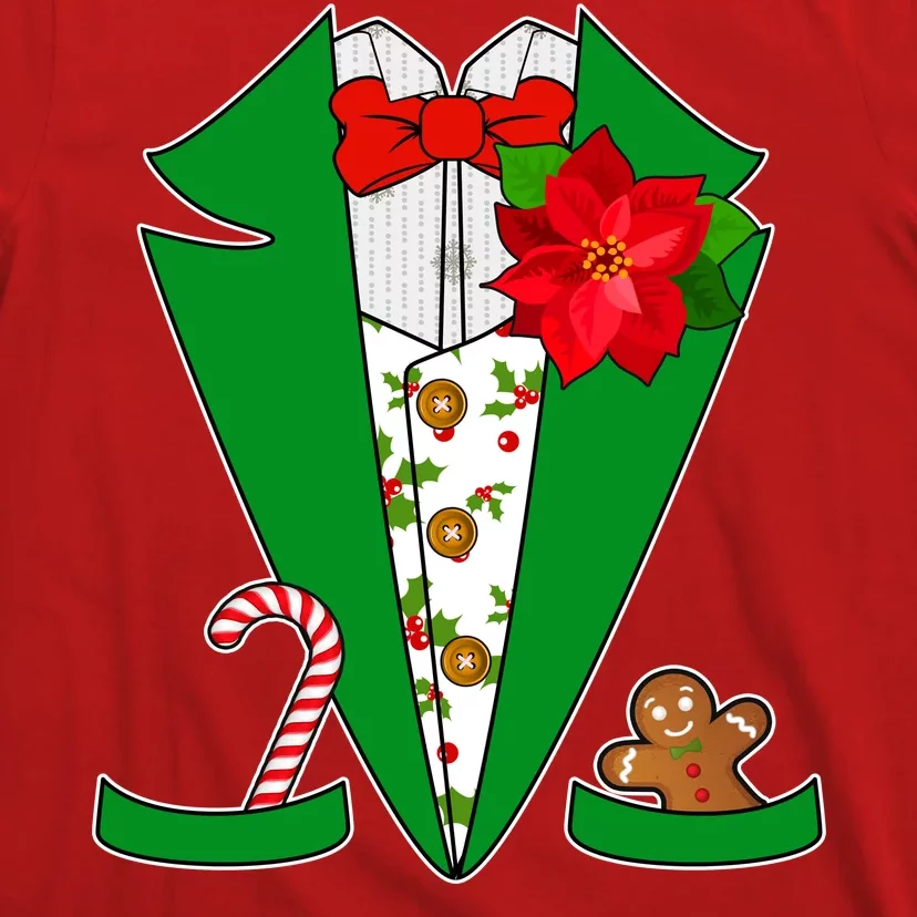 Christmas Party Tuxedo Suit Top T-Shirt